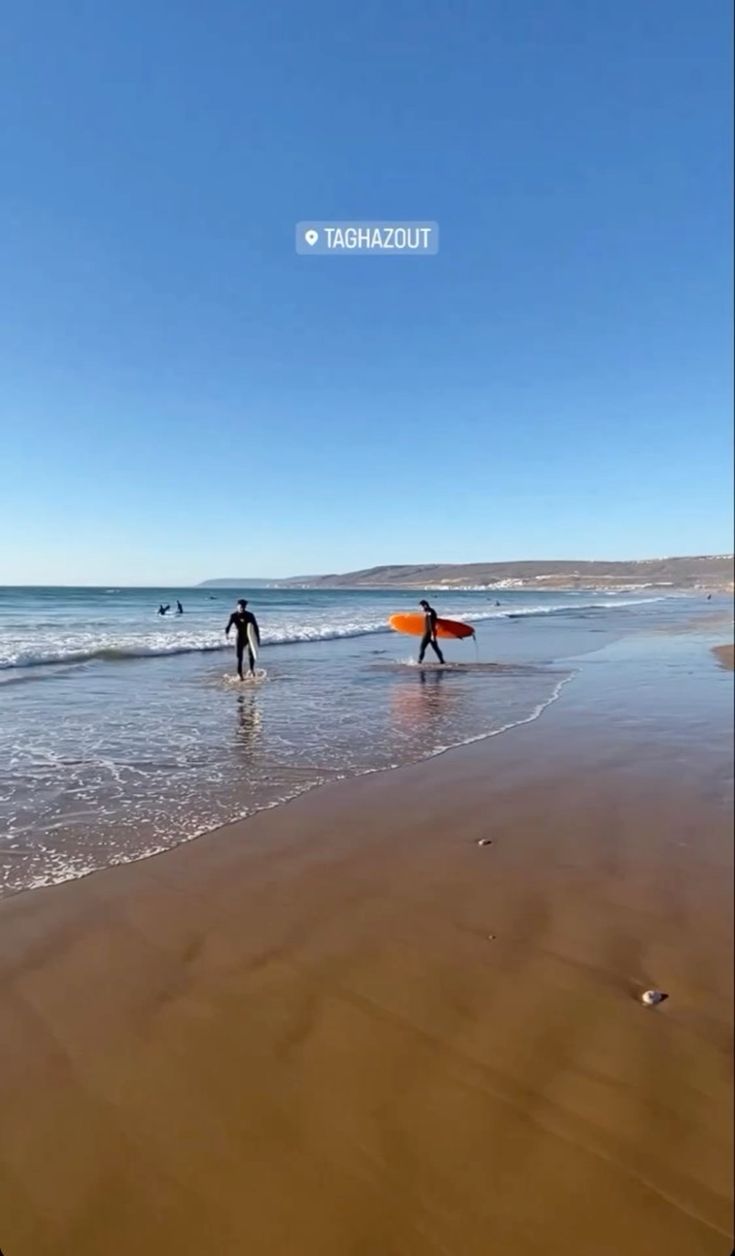 surfers Taghazout beach Morocco waves