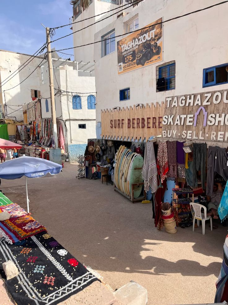 Surf Berbere Taghazout surf shop Morocco village